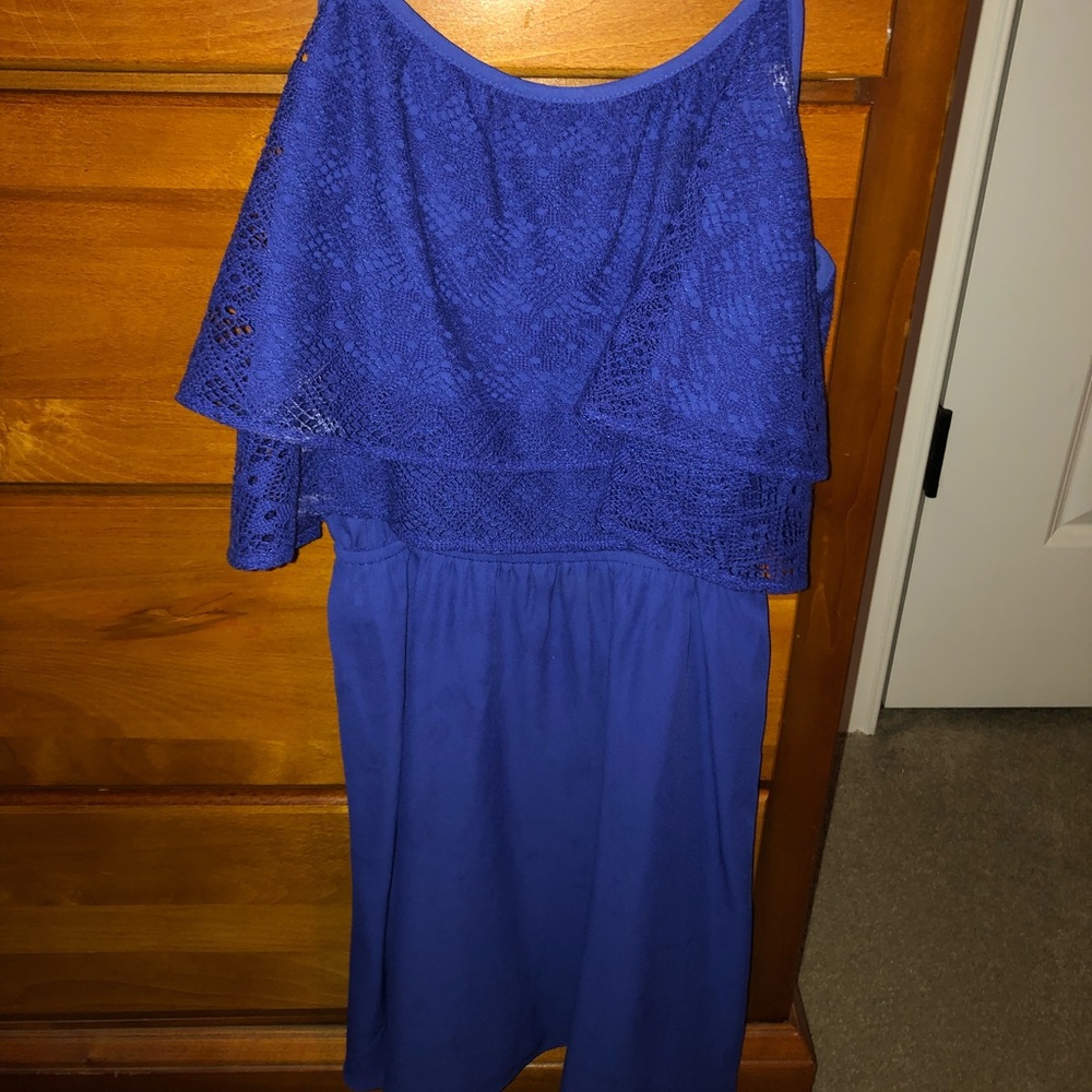 Blue dress